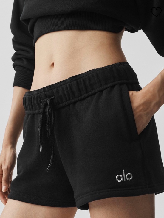 ALO Yoga Pants - ALO Yoga accolade shorts black size s